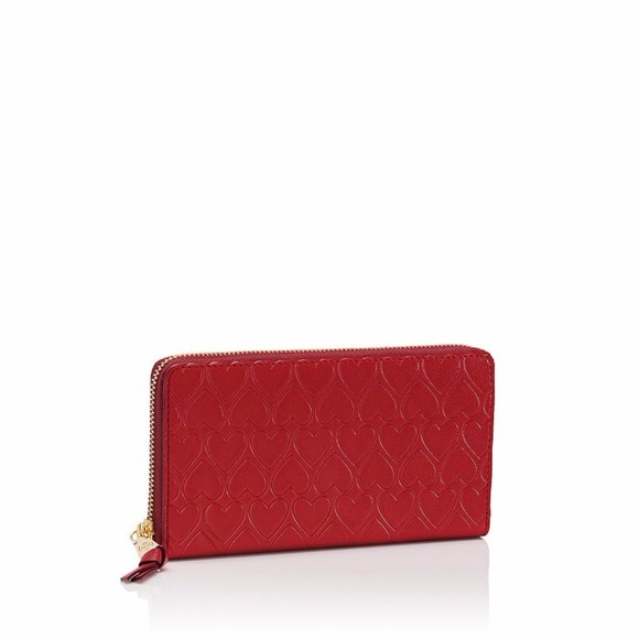 ENDS APR 16!!heart embossed zip continental wallet - Picture 3 of 5